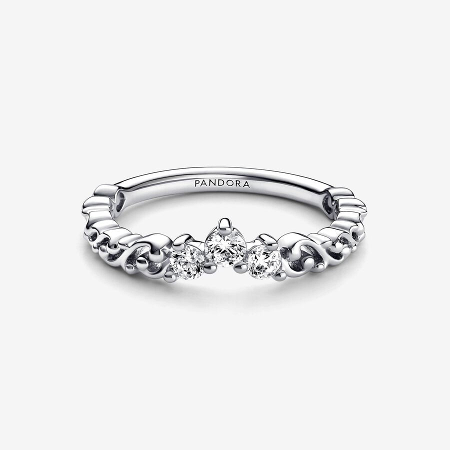 Anel Regal Swirl Tiara