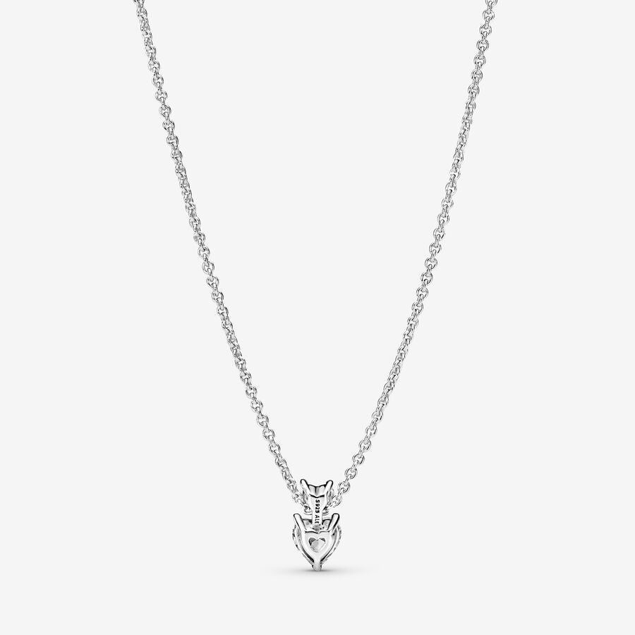 Colar Pandora Double Heart Pendant Sparkling
