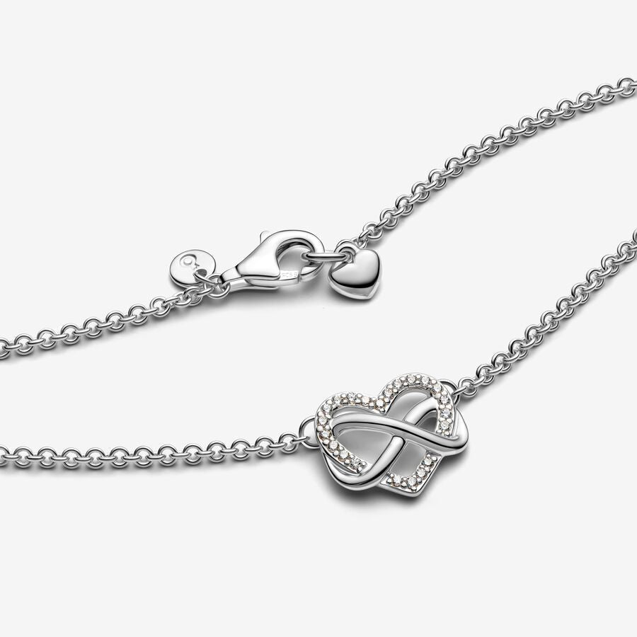 Colar Sparkling Infinity Heart