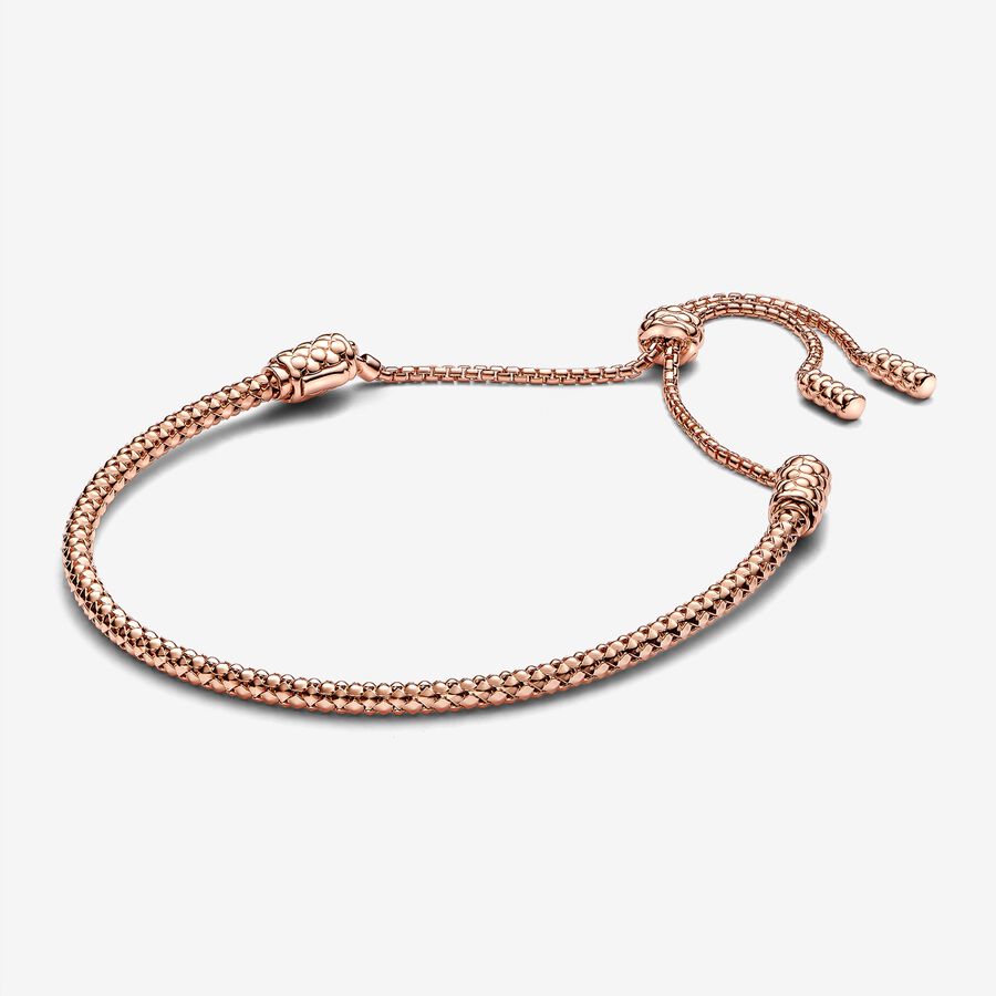 Pulseira Deslizante Corrente Cravejada