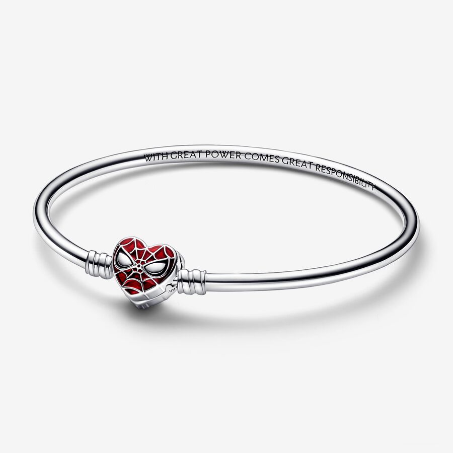 Bangle Marvel com fecho Spider-Man Mask