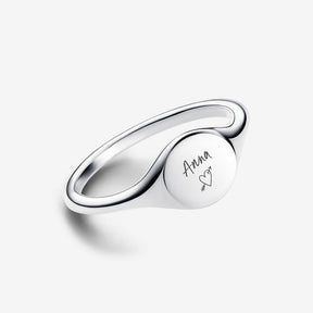 Anel Engravable Signet