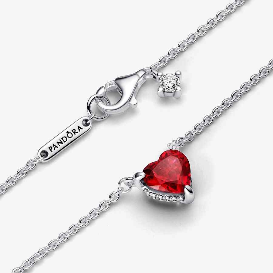 Colar Sparkling Heart Halo