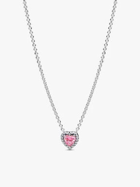 Conjunto de Joalharia Corações Pavé