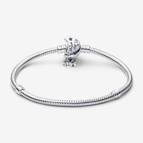 Pulseira malha snake Fecho Lua Pandora Moments
