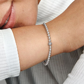 Pulseira Beads & Pavé