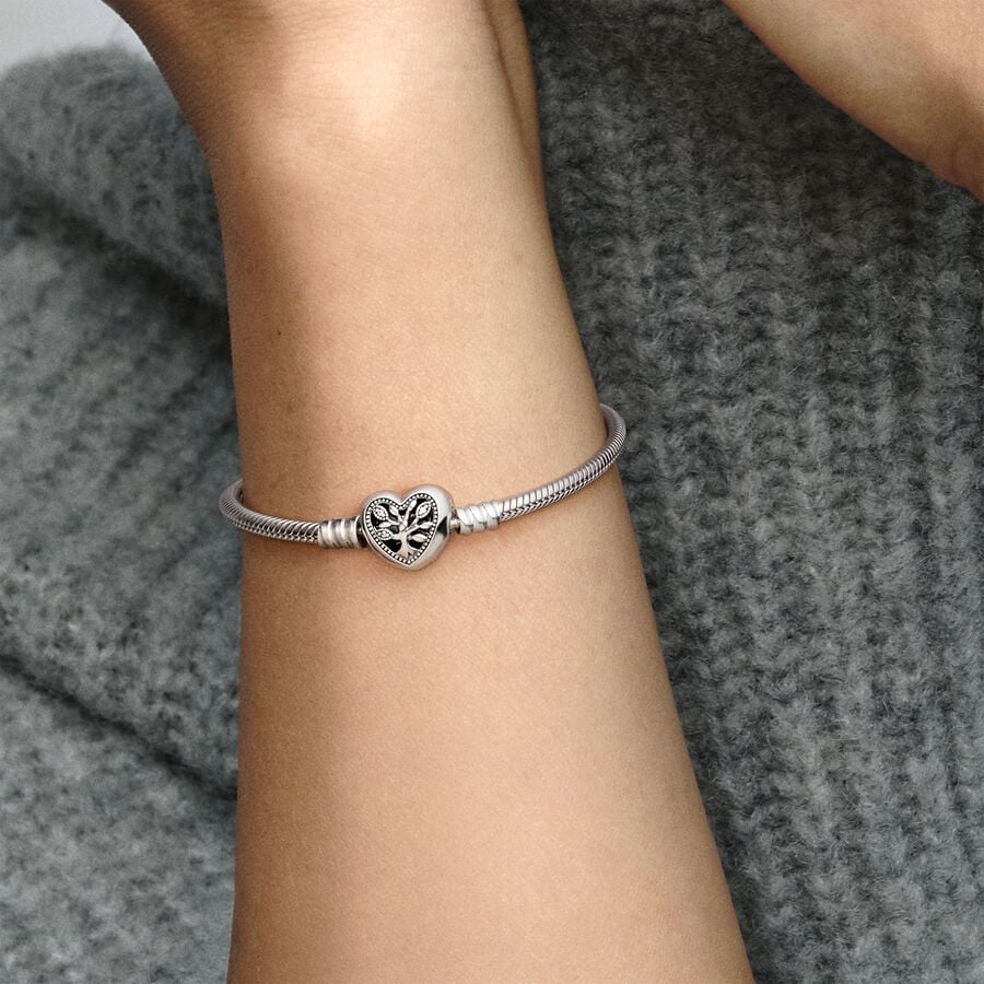 Pulseira Moments com Fecho Coração Árvore da Vida