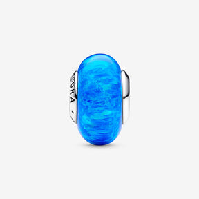 Conta Murano Opalescente Oceano Azul